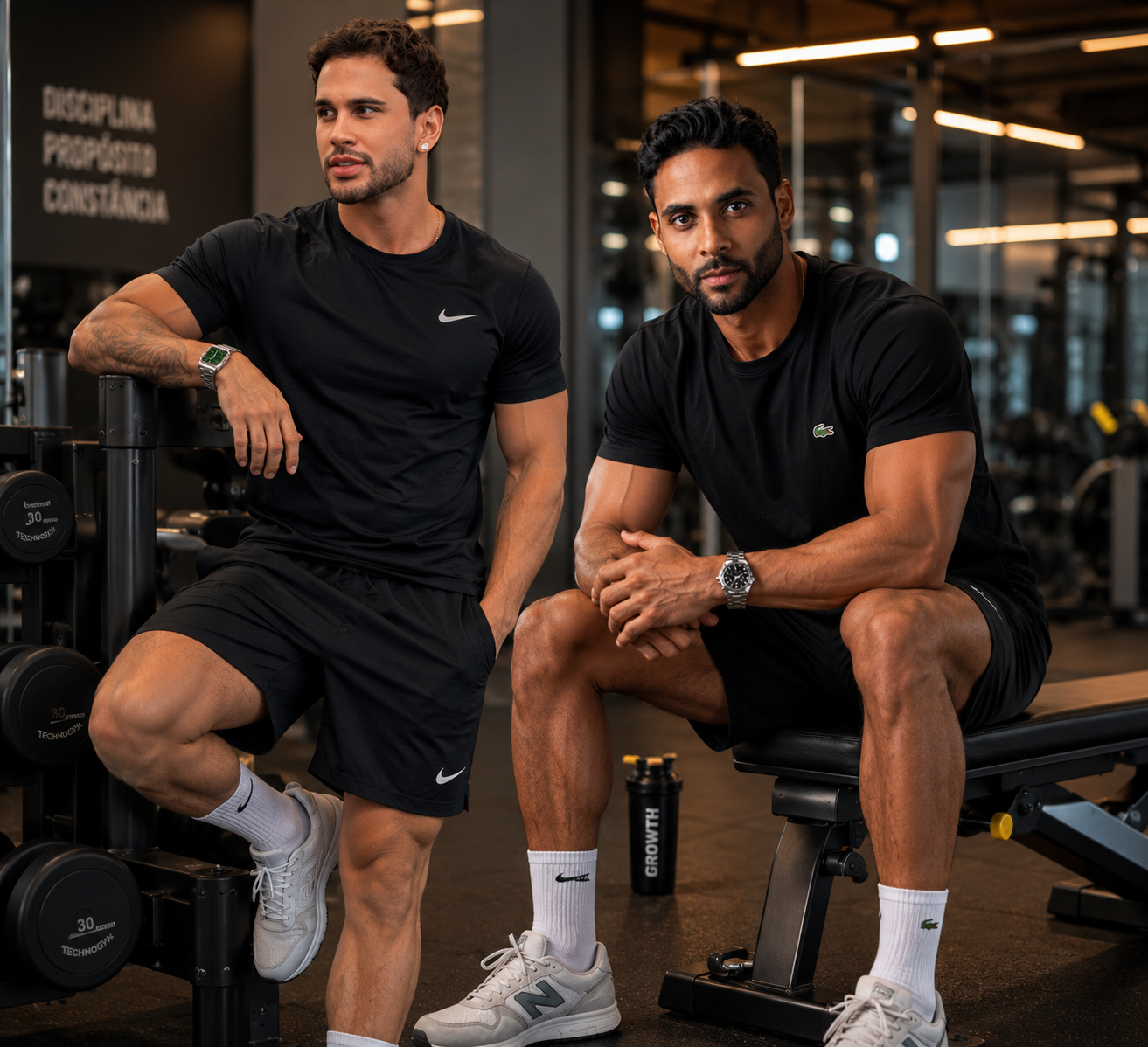 Lucas Guimarães com Wilker Pinheiro